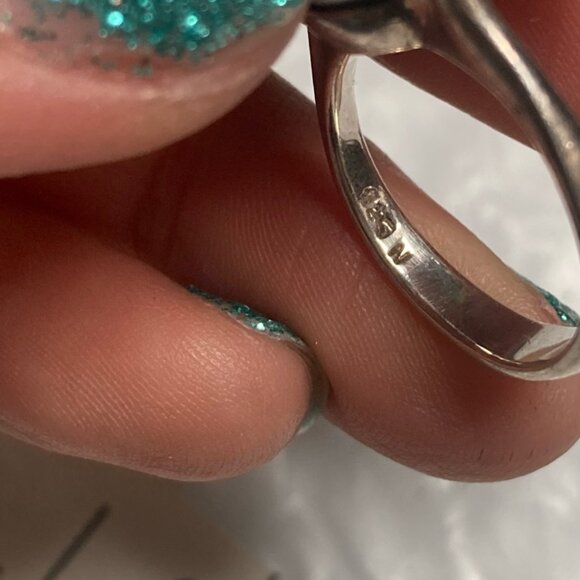 Sterling Silver 925 Freshwater Pearl Ring - Picture 3 of 8